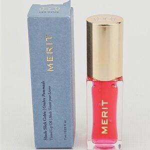 Merit Tinted Lip Oil Ombré Pommade Les Deux New in Box
